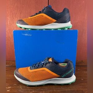Merrell Mens Orange /Blue Hiking Sneaker Shoes MTL Skyfire Jo66237 Size US 10.5
